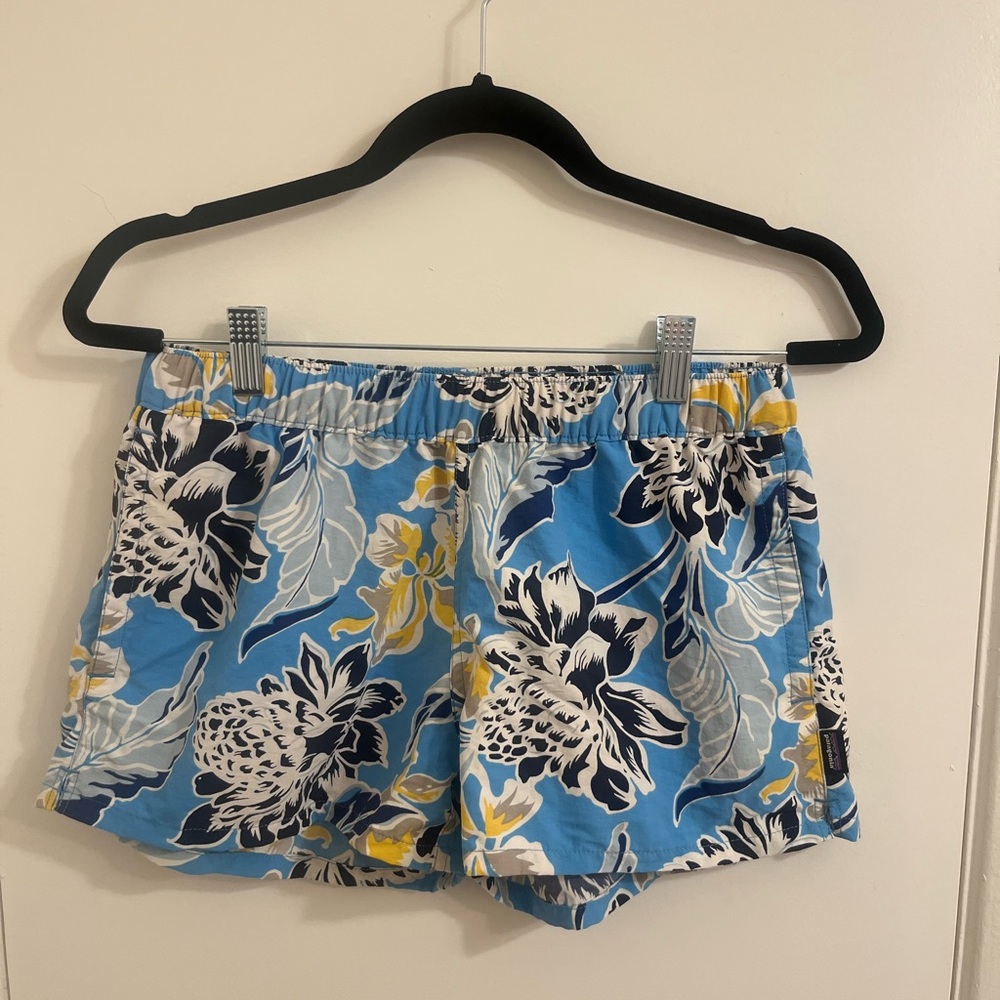 Patagonia Floral Blue Women's Shorts